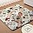 Blissful Diary Baby Play Mats for Floor, 47x47 Inch Playpen Mat, Thicker Padding Foam Playmats for Babies and Toddlers Infants, Modern Abstract