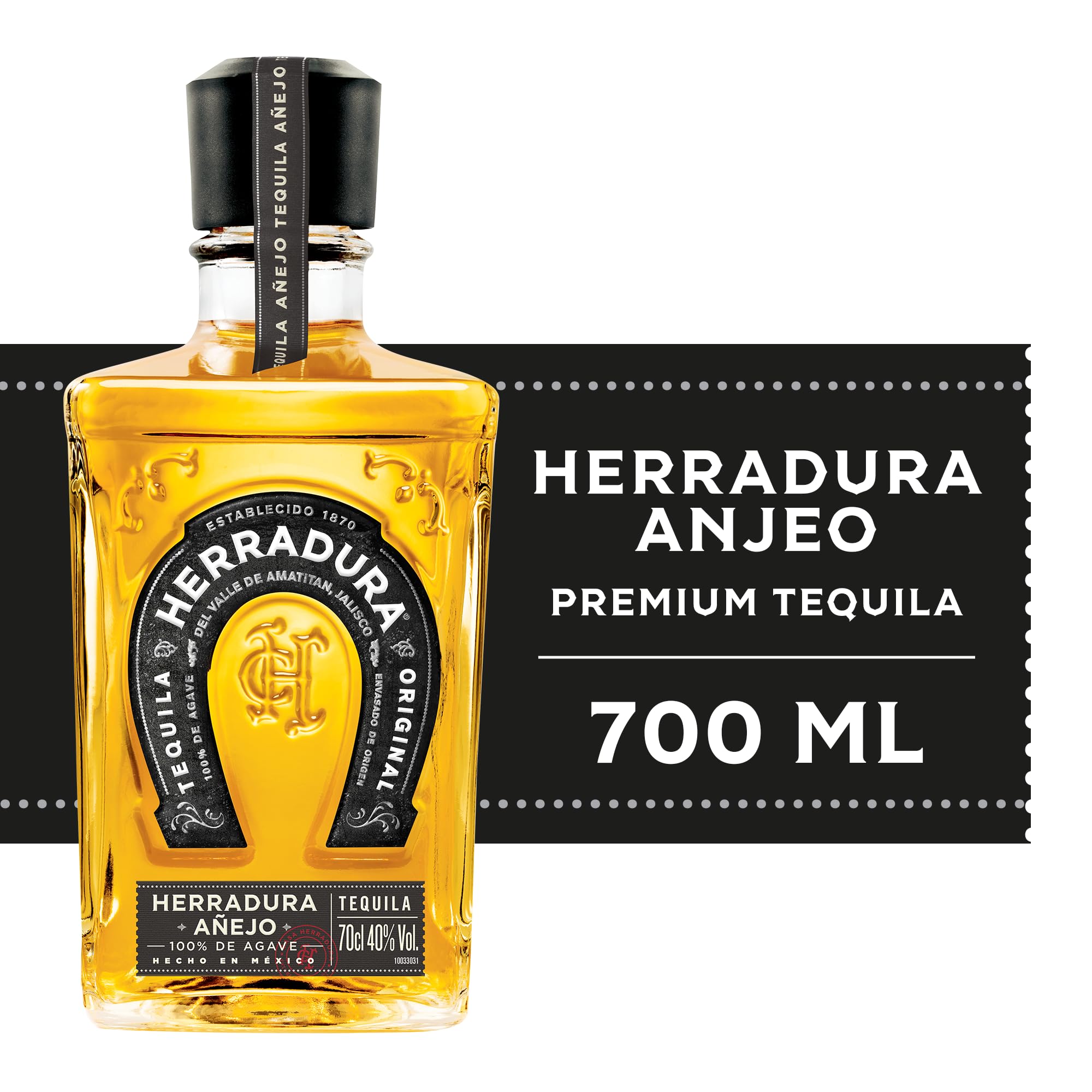 Tequila Herradura Anejo 100% Agave 40% Vol. 0.7 l 24 Monate Fassreife Amerikanische Weißeiche