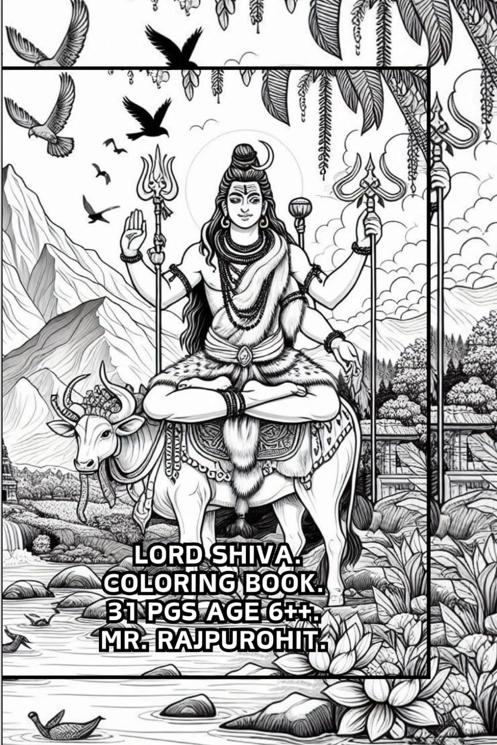 LORD SHIVA COLORING BOOK.