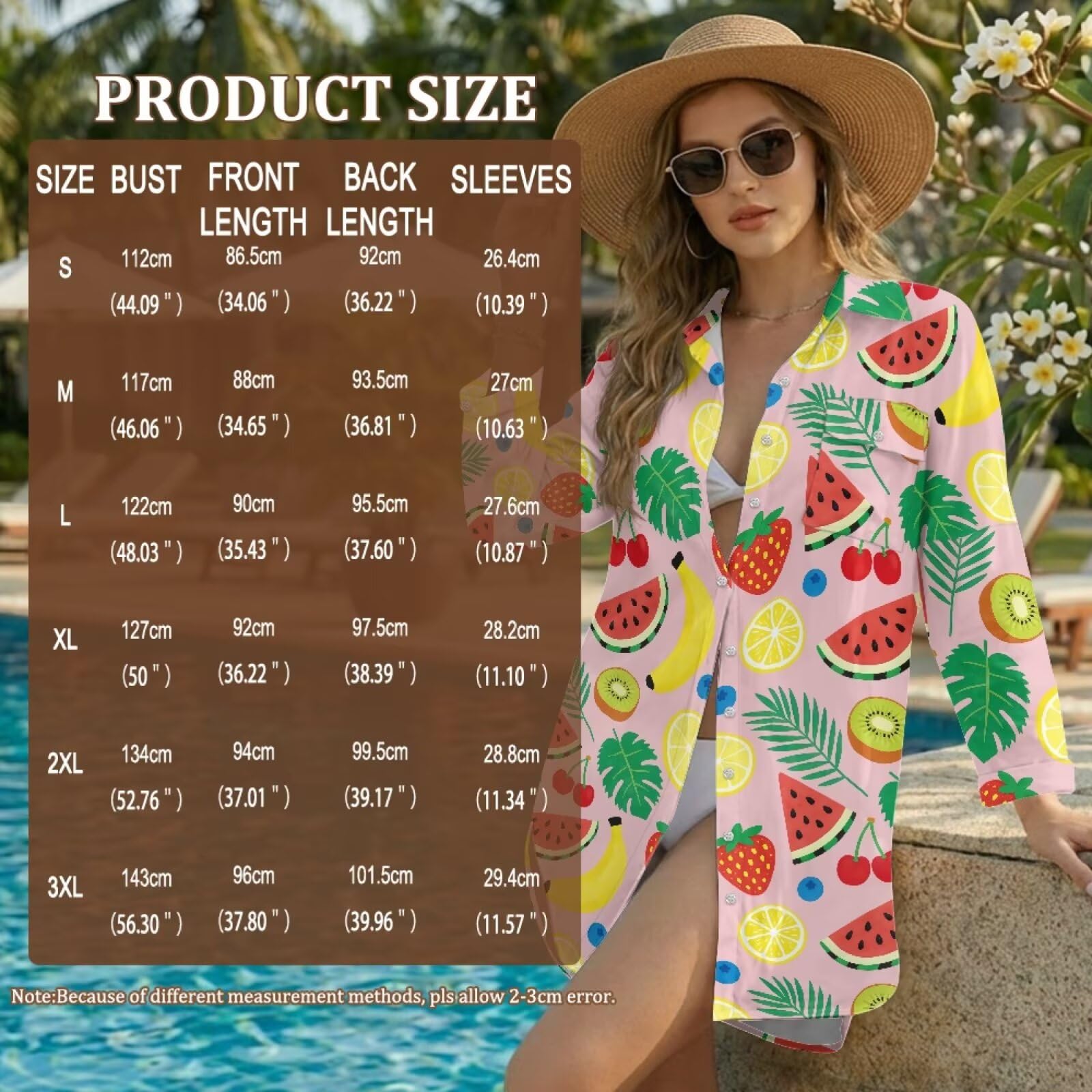 Pareos de playa para mujer, traje de baño, con botones, vestido de playa, casual, ropa de playa