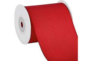 3 Inch Ribbon, Red Ribbon for Crafts