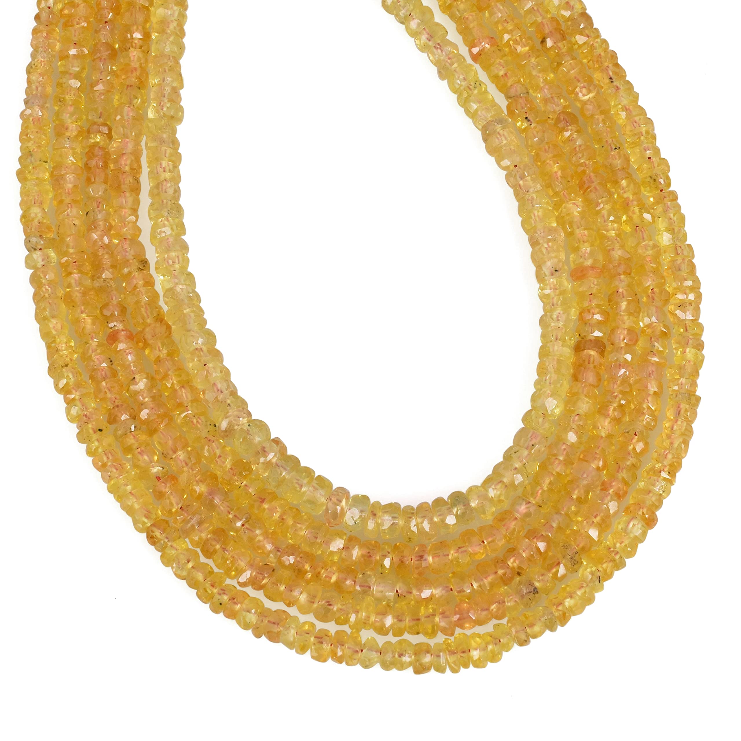Saphir naturel pour bijoux DIY, créez votre bracelet d'été et collier personnalisé de 39 cm