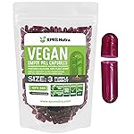 XPRS Nutra Size 3 Empty Capsules - 100 Count Empty Vegan - Vegetarian Empty Pills - DIY Vegetable Capsule Filling - Veggie Pill Caps (Purple Carrot)