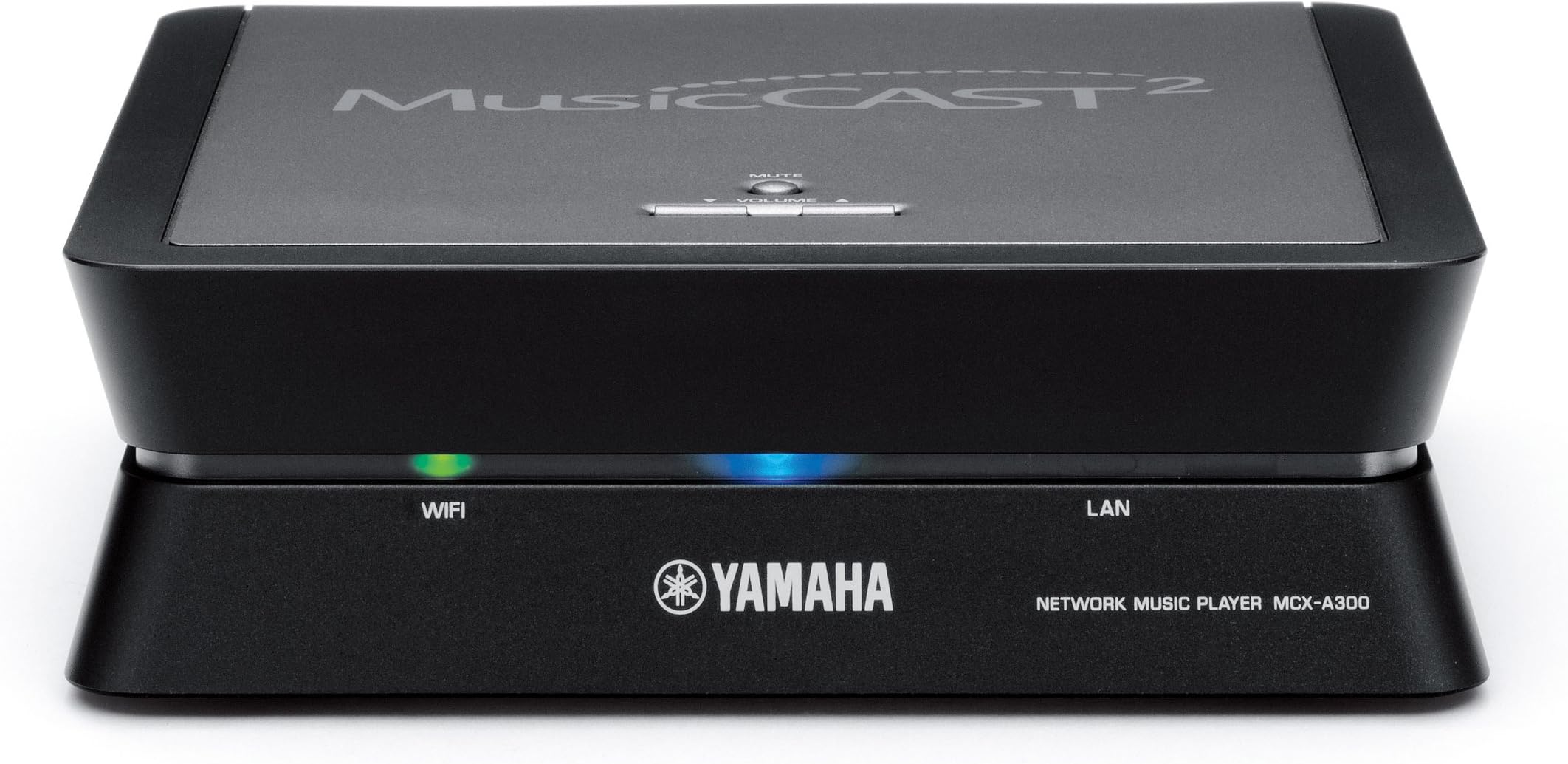 Yamaha MusicCAST2 MCX-A300BL Network Music Player With Built In Amplifier 1 - Each, Black (Discontinued by Manufacturer)