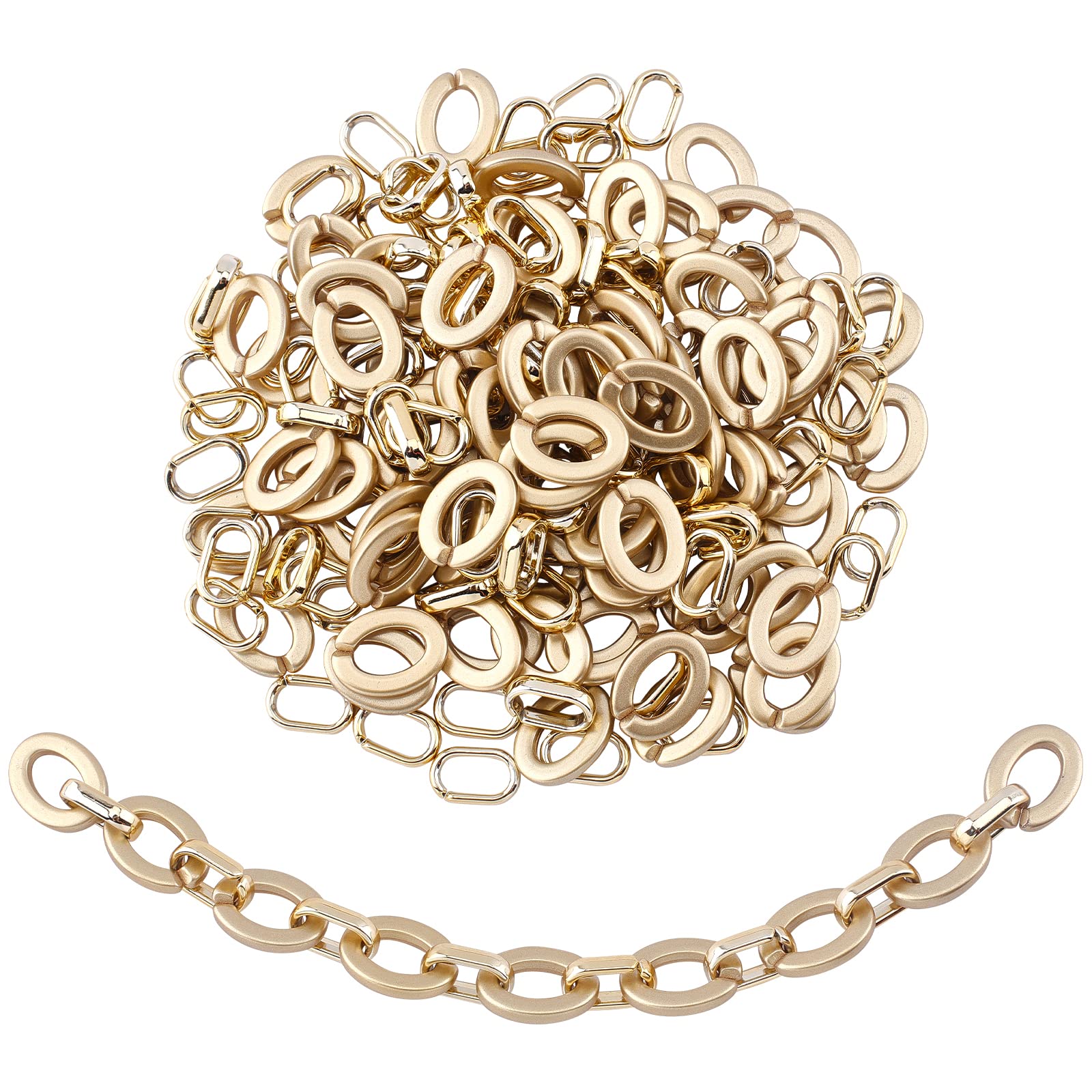 225 Anneau De Liaison En Acrylique Transparent De 9 Couleurs Connecteurs A Liaison Rapide Pour Chaines Porte Cables Mak