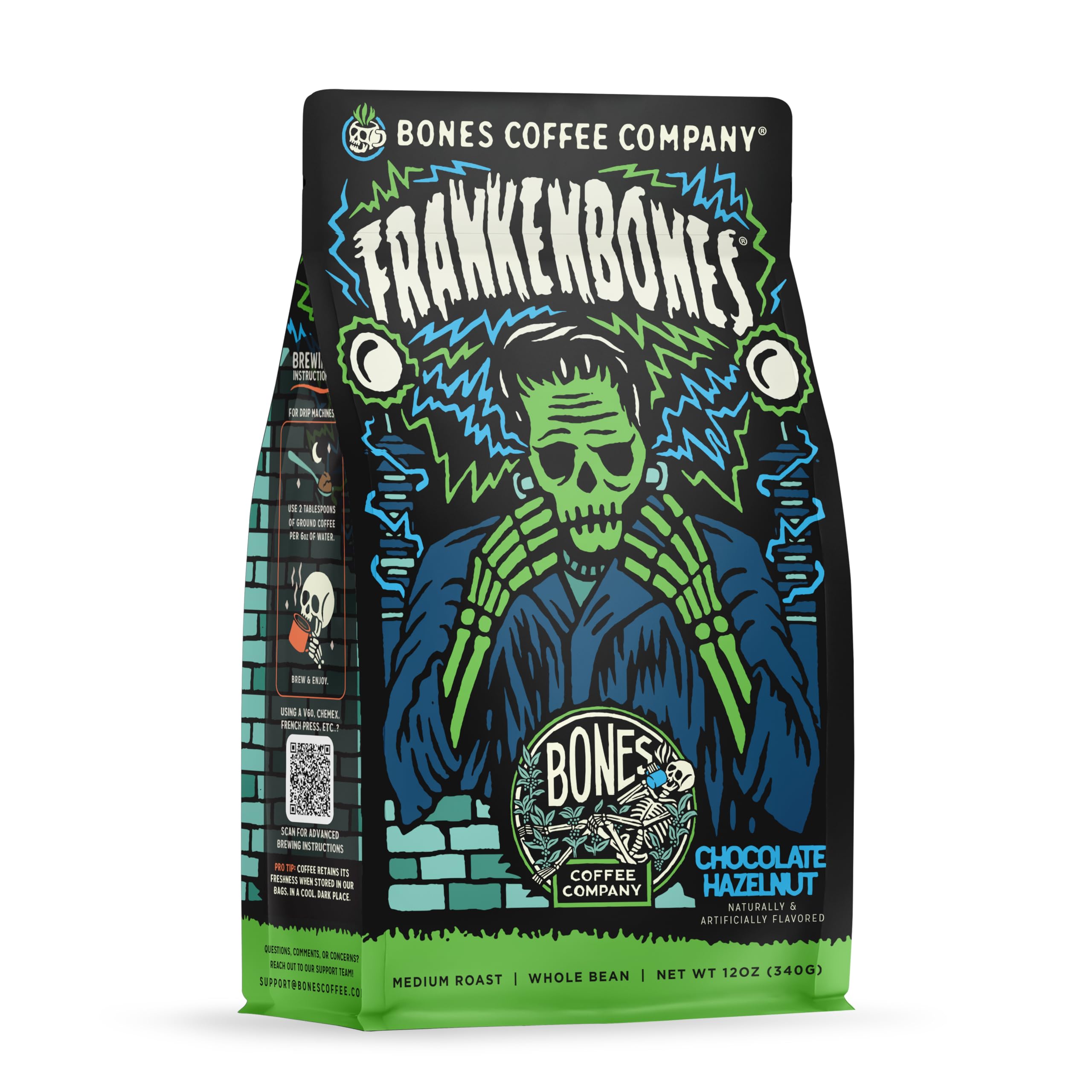 Amazon.com : Bones Coffee Company Frankenbones Chocolate and