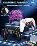 24 PCS Premium Silicone Thumb Grips for PS4/PS5/Xbox Controller, Multiple Colors Non-Slip Joystick Caps & Thumbstick Grips, Ultimate Comfort & Protection