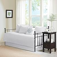 Vista 5 de Madison Park Juego de Fundas para Cama Diurna de Algodón - Acolchado de Doble Cara Diseño Clásico Cottage Ropa de Cama para Todas las Estaciones