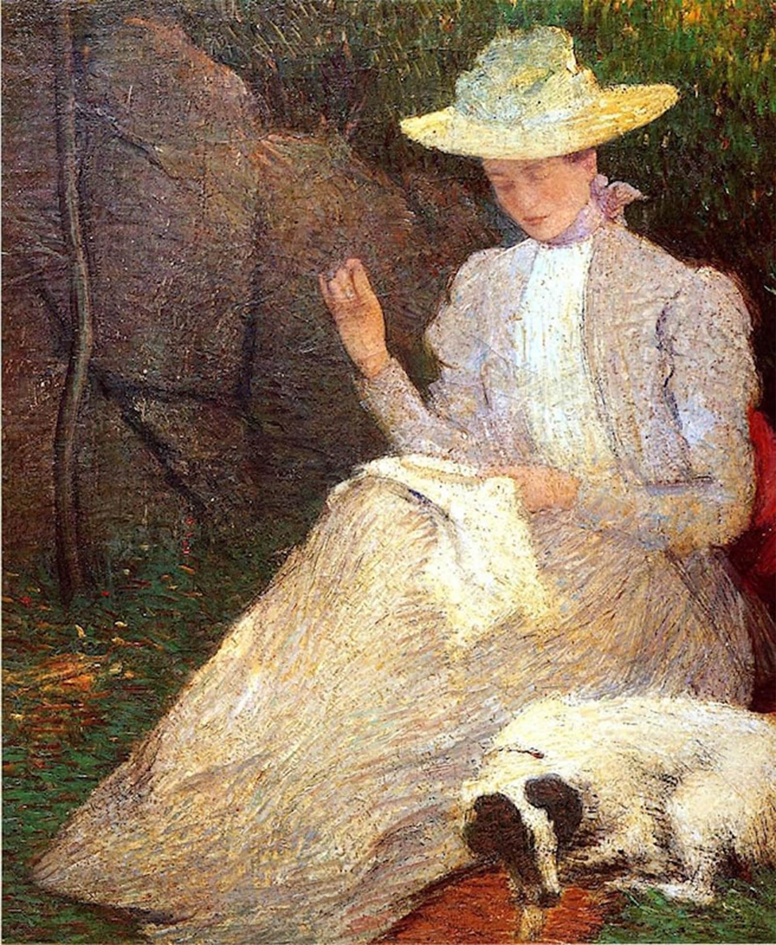 ARTXLXXBN Famous Print Painting Colorful Art Print Summer by Julian Alden Weir Canvas Art Decorations for Home Decor 60x90cm