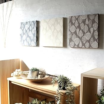 和モダン　漆喰　アートパネル　3枚組　ファブリックボード　インテリア 漆喰アートパネル3枚組ファブリックボード和モダンインテリアパネル