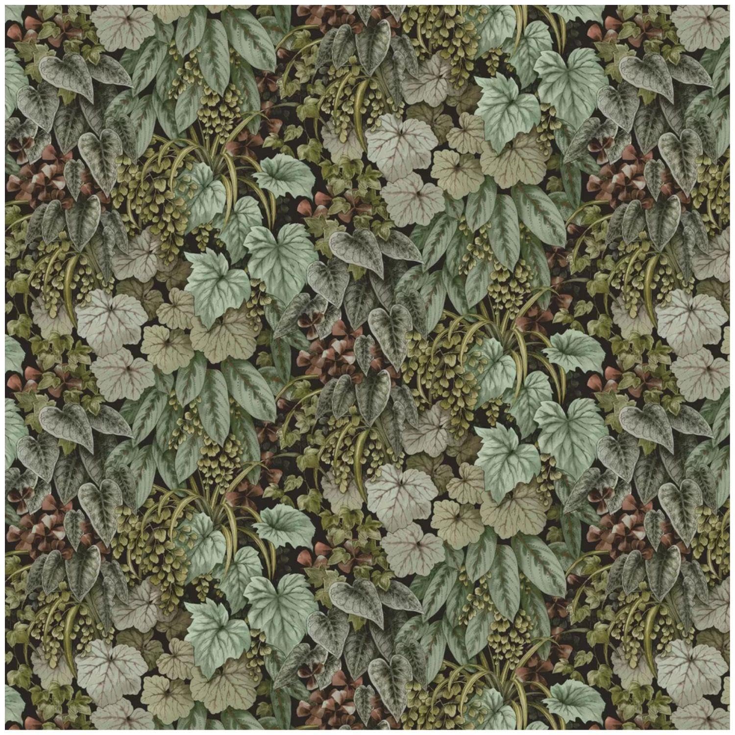 YöL Cascading Garden Green Wallpaper - Spongeable Strippable Paste The Wall - 10.05m x 53cm Roll - Contemporary Versatile - Bedroom Living Room Lounge - Feature Statement Wall DIY