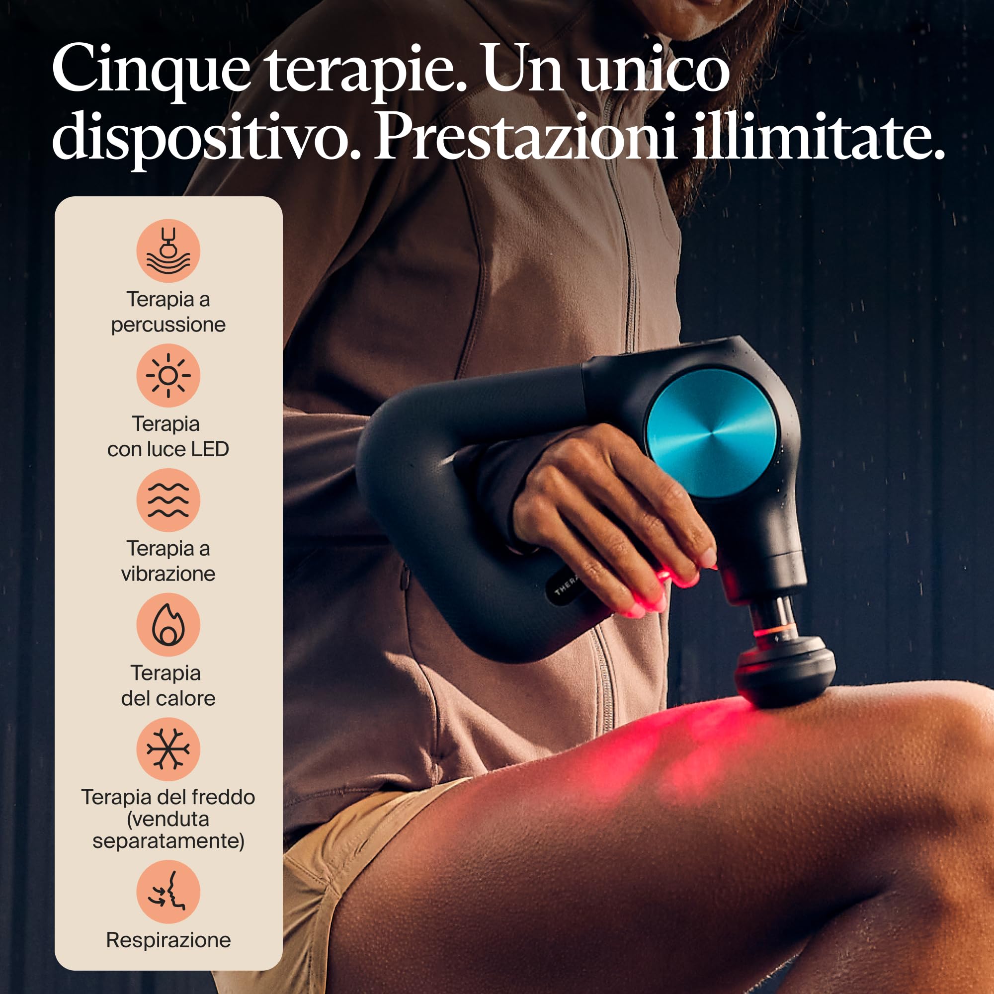 Theragun PRO Plus | Pistola Massaggio Muscolare | Velocità regolabili | Schermo OLED | Braccio Rotante | 6 Testine | Massaggiatore professionale per scioglierei (Pro Plus - Nero)