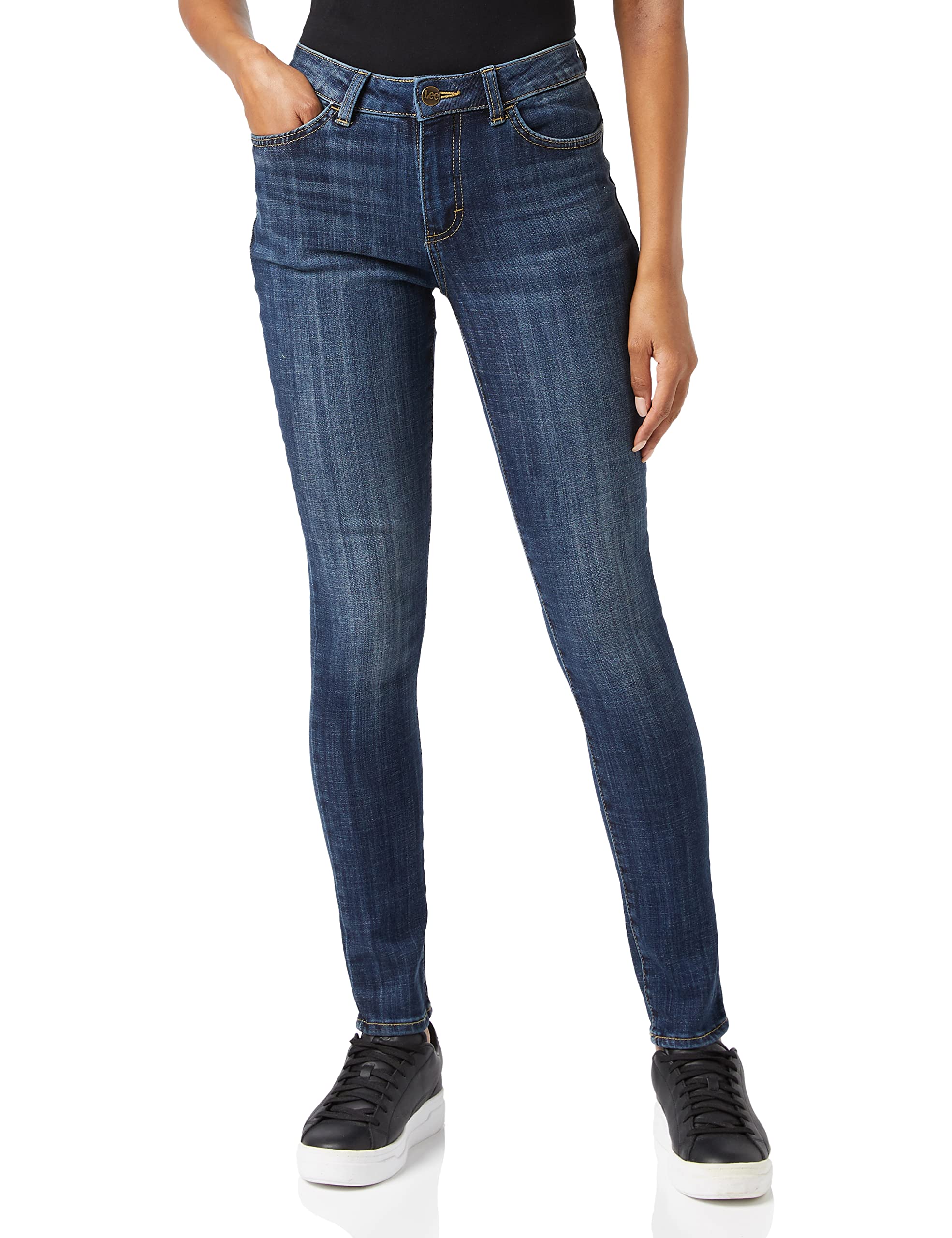 Lee Women's Lagoon Blue Legendary Skinny Jeans, 30W / 31L