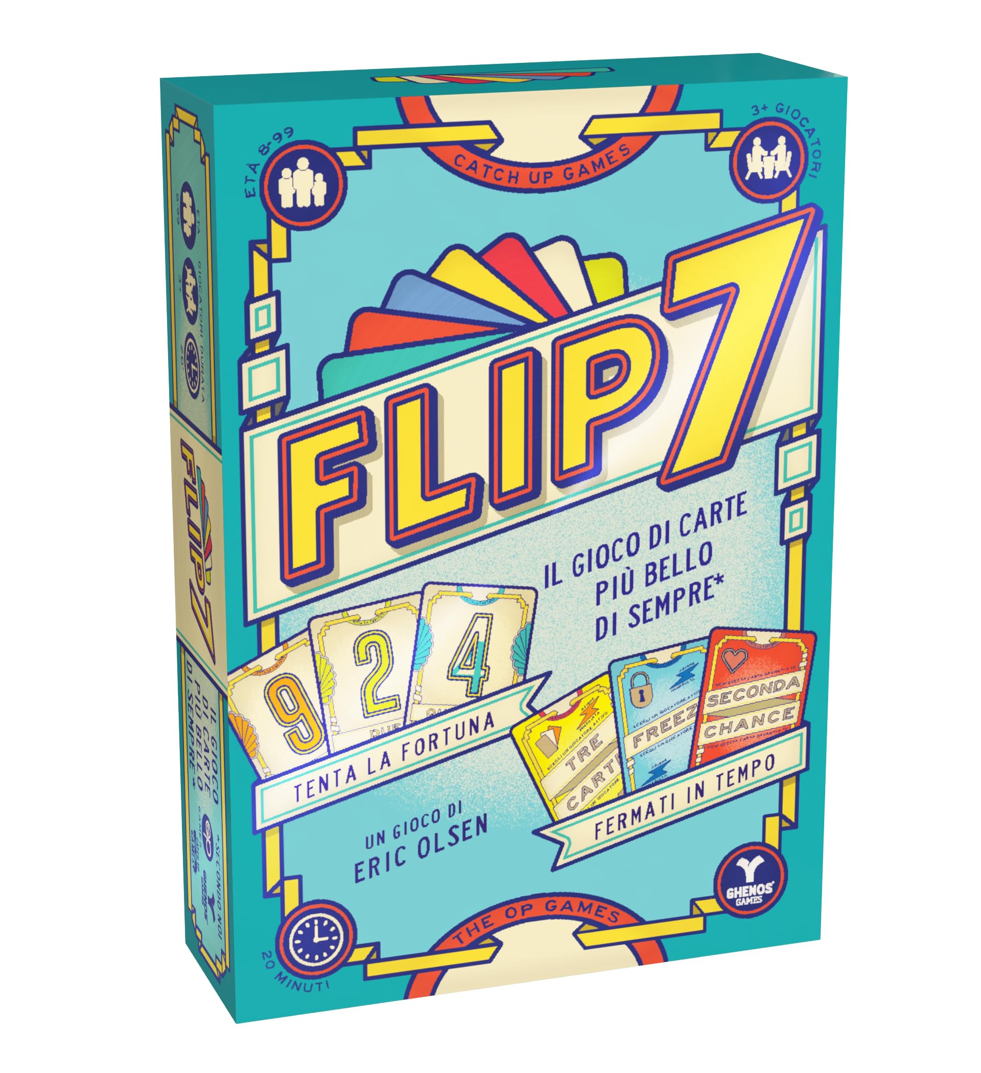 Flip 7 – Card Game in Italian for All – Party Game – Competitive Game for 3+ Players