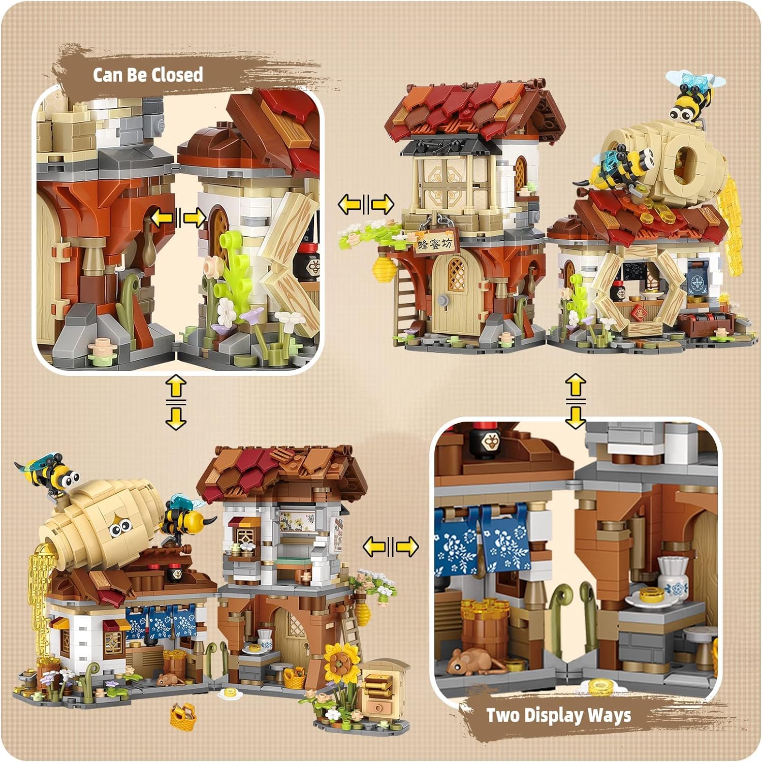 Set di Costruzioni 633 Pezzi: Macchina da Cucire Retrò, Modello Creativo per Decorazione Scrivania, Giocattolo Educativo Fai-da-Te, Regalo per le Feste  26