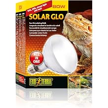 Exo Terra PT2334 Solar Glo - Sunlight Simulating Lamp 80 W Single metallic