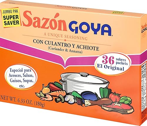 Vista 14 de Goya Foods Sazón Condimento con cilantro y Annatto, 1.41 onzas (paquete de 36)