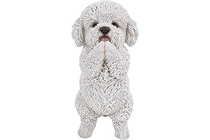 Adorable Maltese Statue: A Charming Tribute to Man's Best Friend