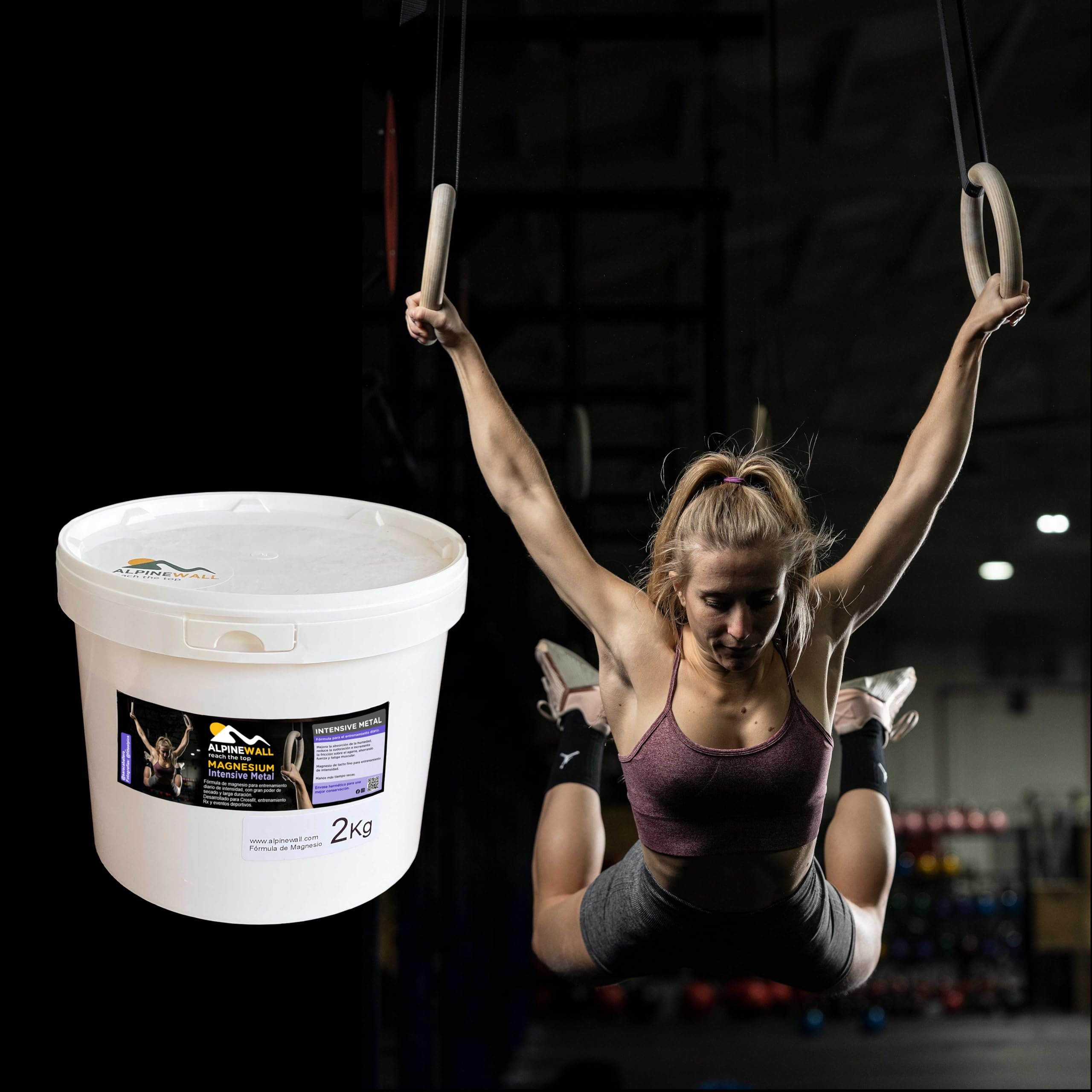 MAGNESIO 2Kg Cross Training Metal Intensivo para Crossfit y Gimnasio