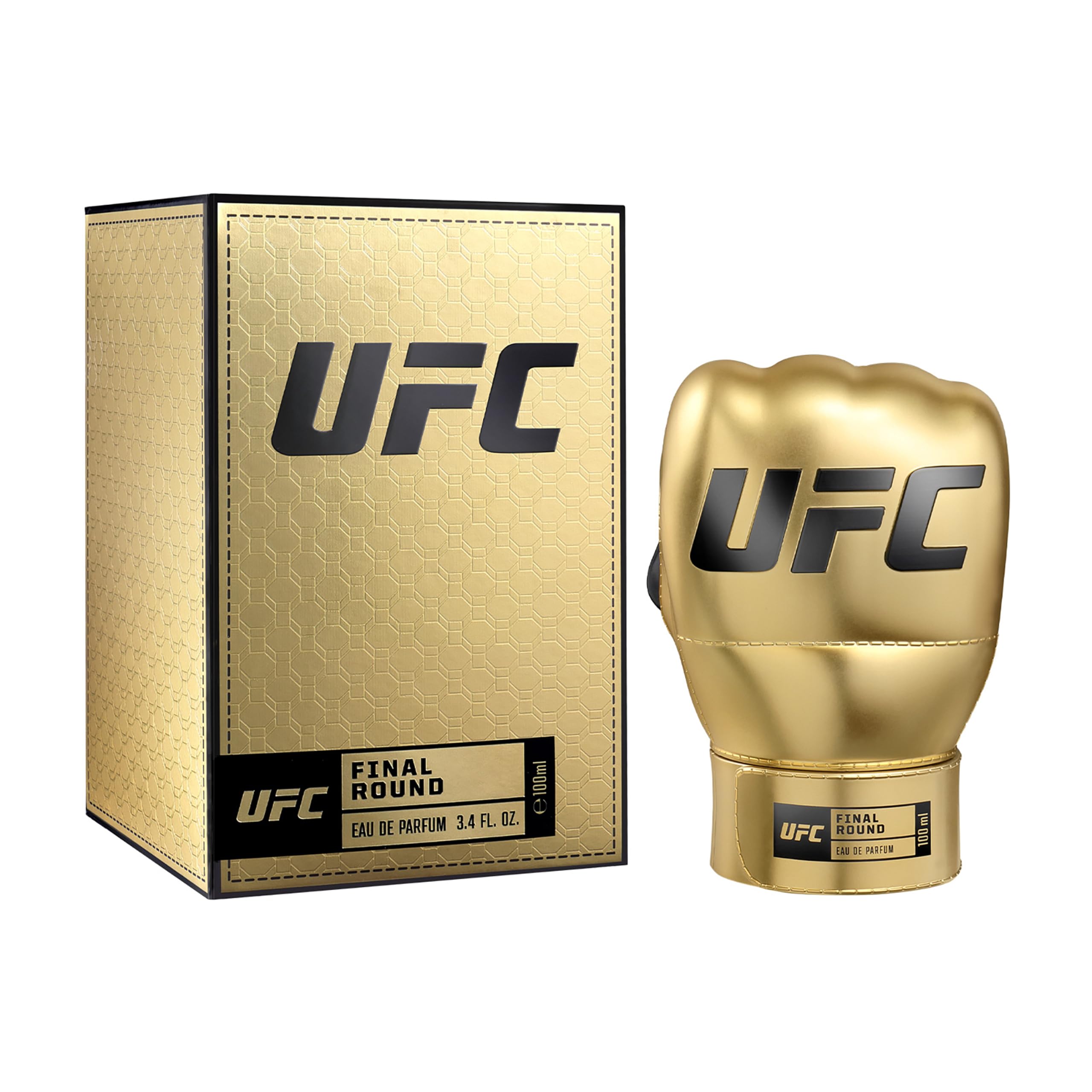 UFC Final Round Perfumes Hombre 100ml | Eau de Parfum, Fragancia Ambarada y Cuero, Colonia Hombre