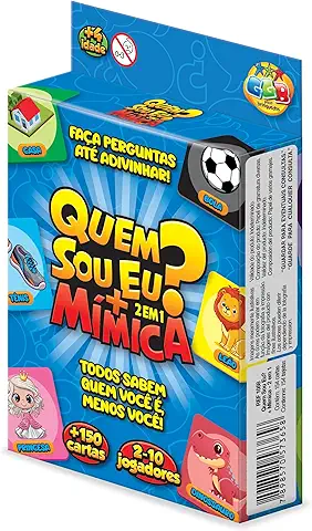 Amazon reduz preços de jogos de cartas e tabuleiro, com opções a partir de R$ 12 Quem Sou Eu? + Mímica GGB Plast
