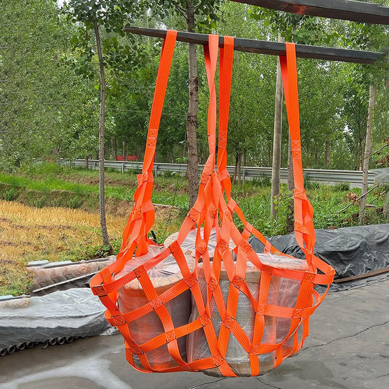 Rete Da Carico Resistente 99x99 cm Portaoggetti | 9.9 Cm Maglia Grande Rete Da Carico 300 Kg Capacità Per Scorrimento Trasporto Camper SUV Cassone Camion Oggetti Spesa