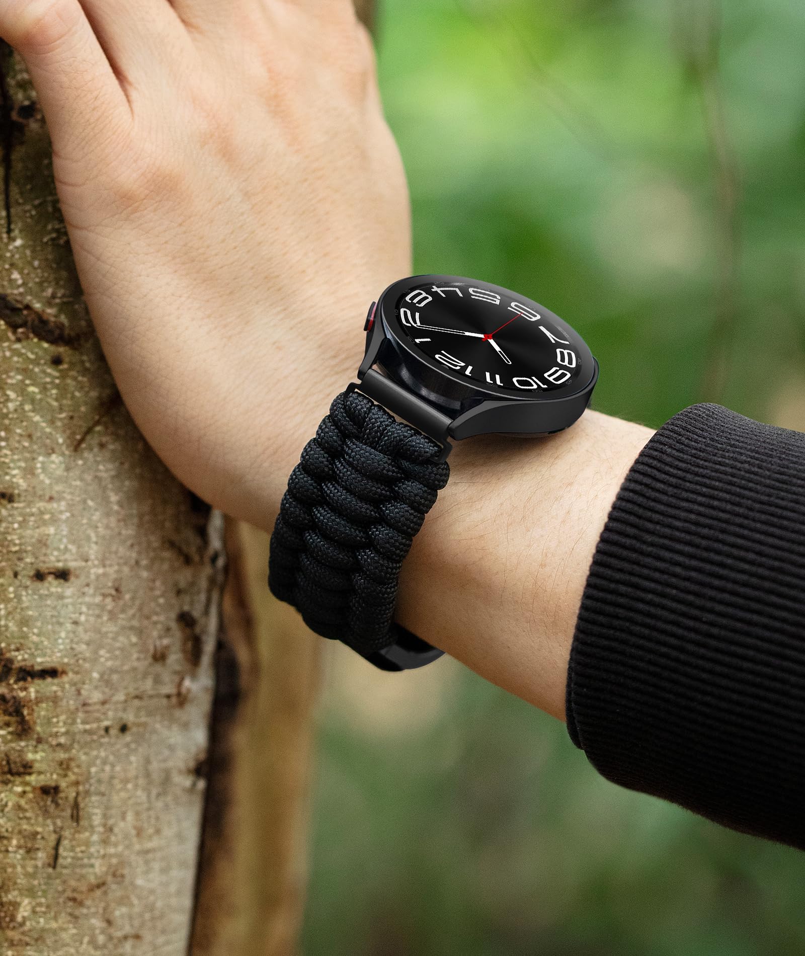 Amazon.co.jp: 時計バンド編み込みパラコード 腕時計ベルト18mm 20mm