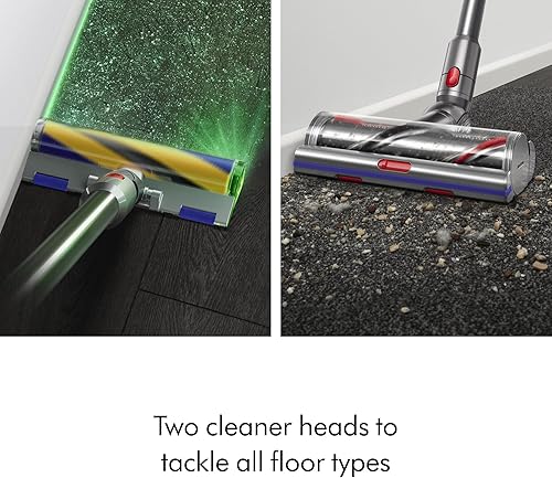 Miniatura 8 de Aspiradora inalámbrica Dyson V15 Detect Plus, iluminación revela el polvo, 240AW, 3 modos de potencia, hasta 60 minutos, limpia en profundidad