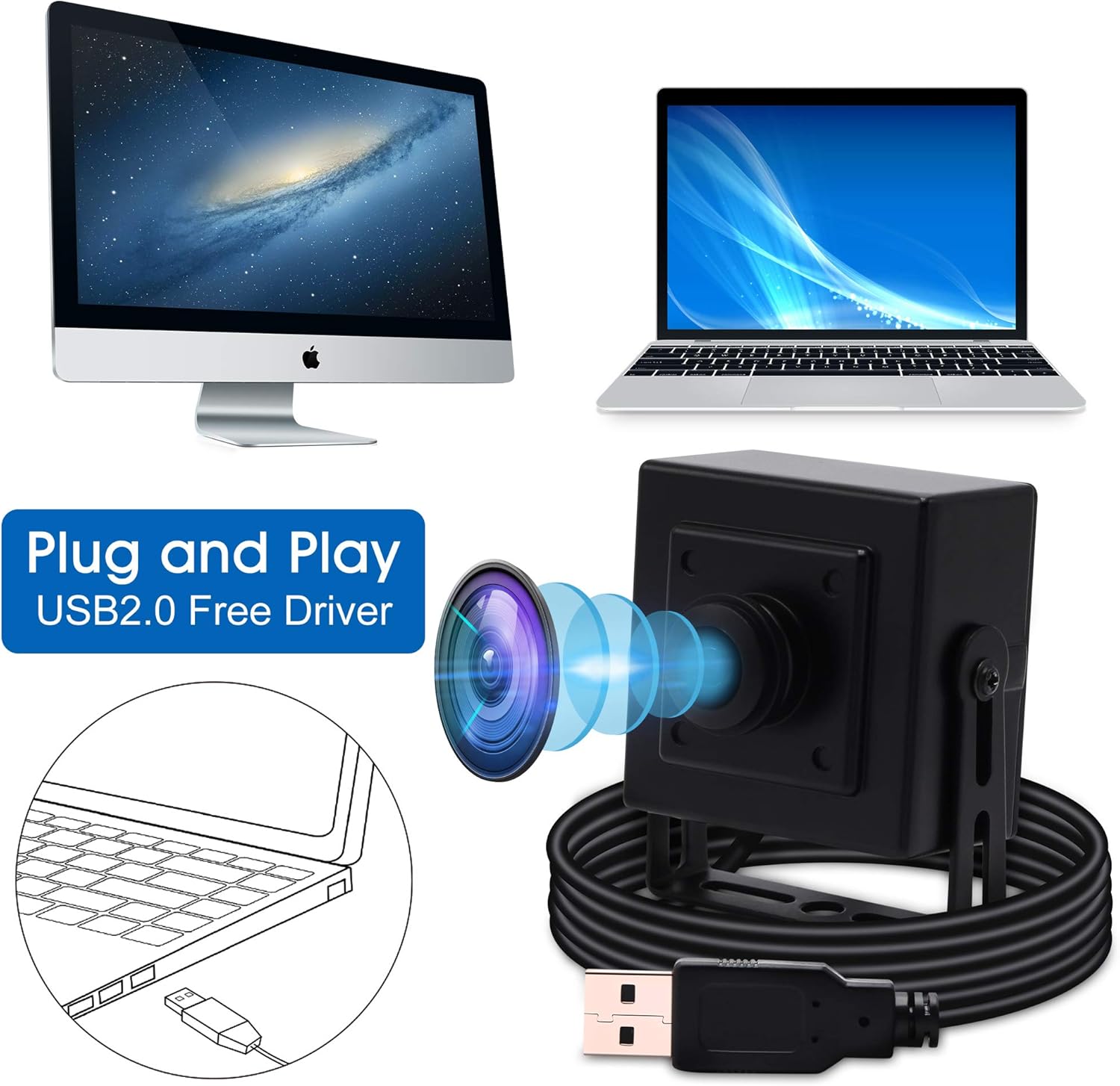 Bіg Sаlе USB Camera Full HD 1080P USB Webcam Mini Camera,2MP High Frame Rate@100fps USB with Cameras,Wide Angle 180 Degree Fisheye Lens Camera USB,OV2710,Plug&Play,USB Cameras with UVC for Windows,Android,Mac Onе-Dау Sаlе: Uр tо 70% оƒƒ USB Camera Full HD 1080P USB Webcam Mini Camera,2MP High Frame Rate@100fps USB with Cameras,Wide Angle 180 Degree Fisheye Lens Camera USB,OV2710,Plug&Play,USB Cameras with UVC for Windows,Android,Mac