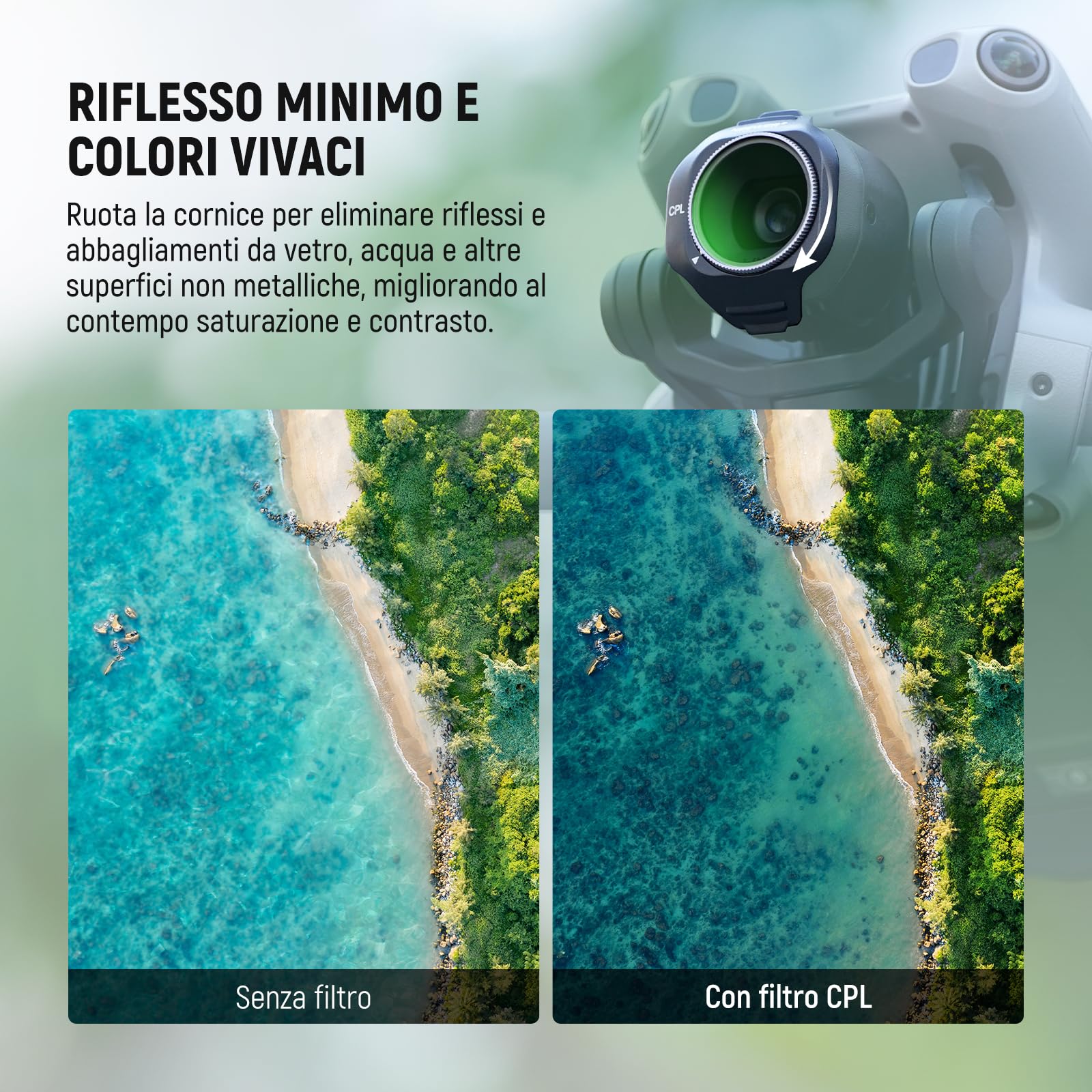 NEEWER CPL ND Filter Set Compatible con dji Mini 5 Pro (CPL/ND16/ND64 NEEWER CPL ND Filter Set Compatible con dji Mini 5 Pro (CPL/ND16/ND64