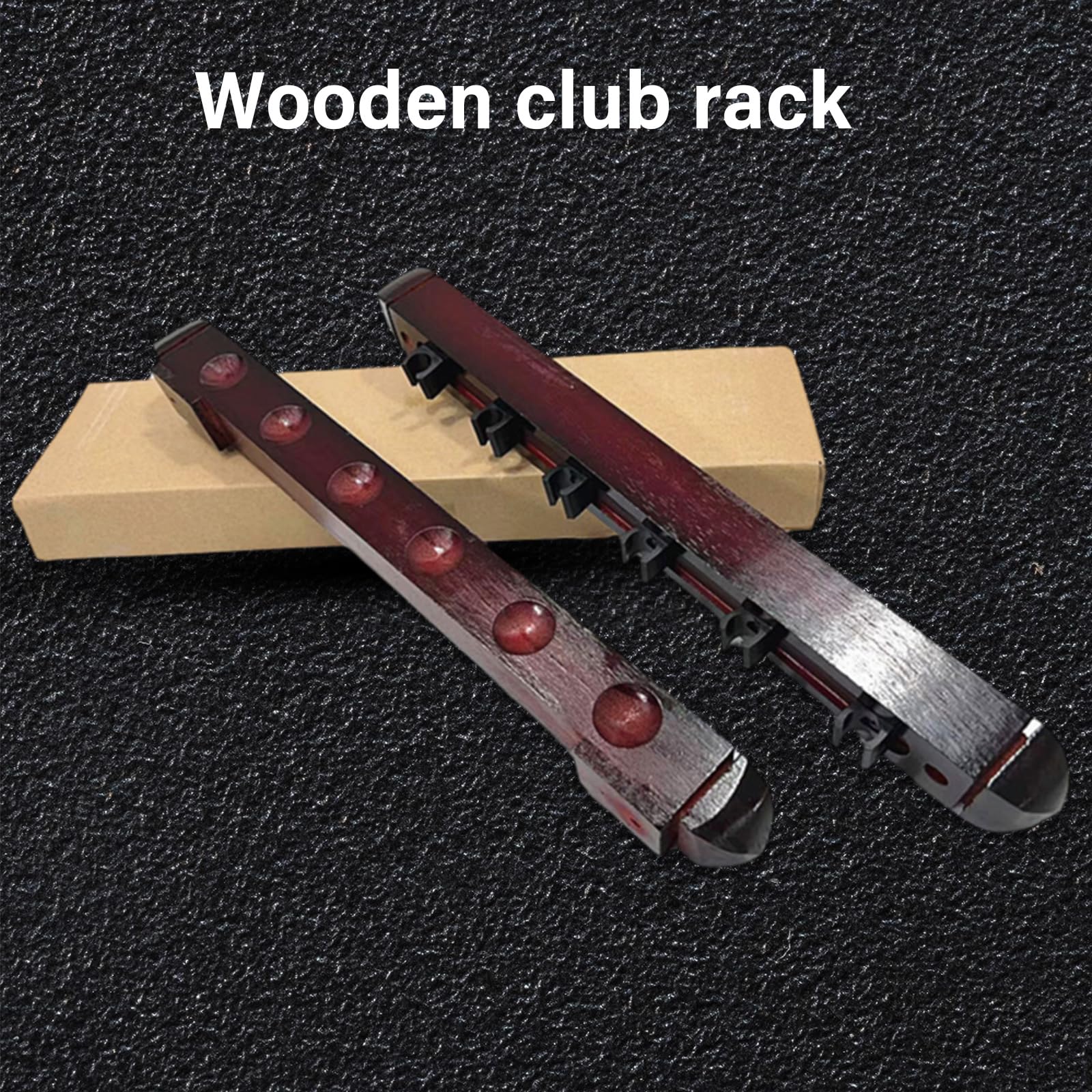 Supporto Da Parete Per Stecche Da Biliardo In Legno – Per 6 Stecche, Organizzatore Compatto Per Sala Giochi E Tavolo Da Biliardo