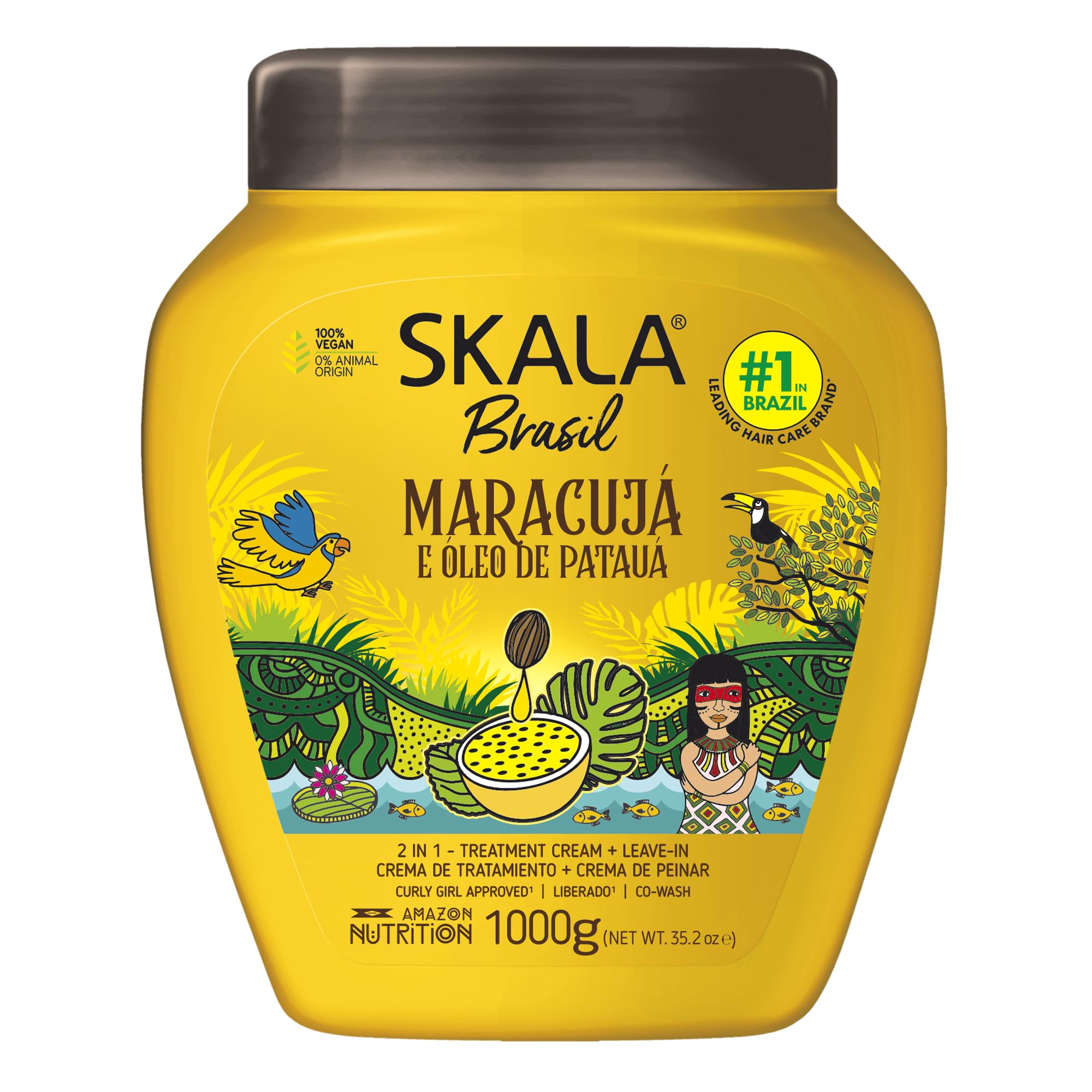 SKALA Brasil Passion Fruit and Pataua Oil 2-in-1 Treatment Cream, 1000g-image-39