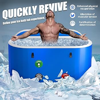 Inflatable Cold Plunge XXL Cold Plunge Tub For Athletes Works