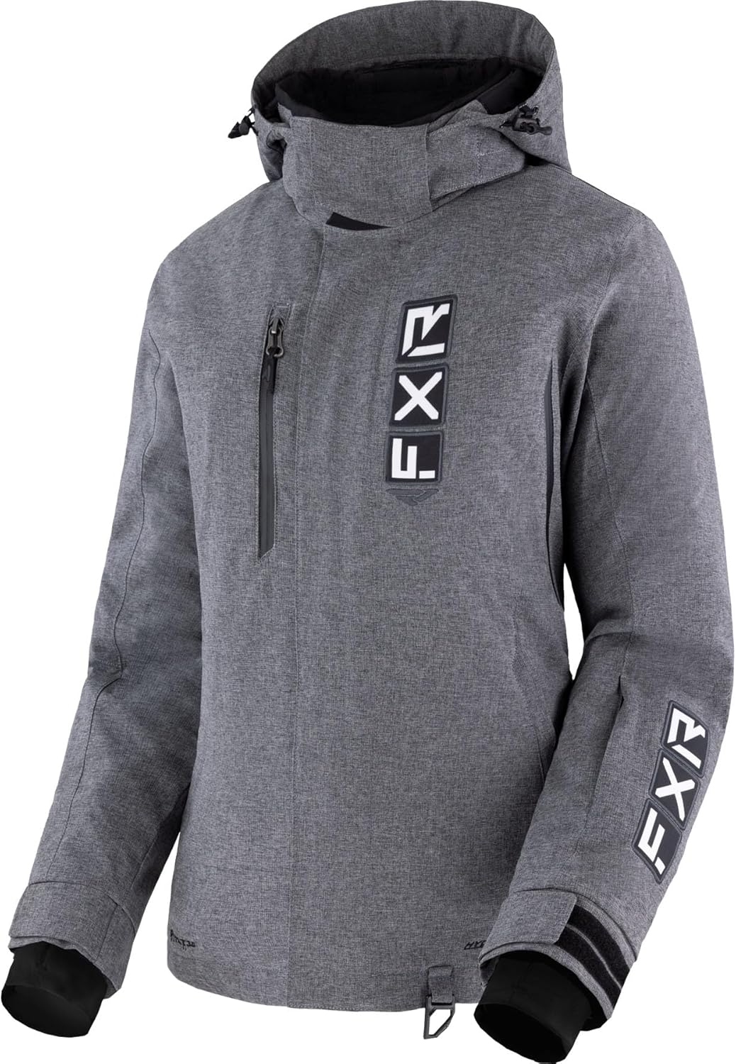 FXR Women's Evo FX Jacket (Mid Gray Linen/Black - Size 6)