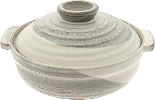 Kotobuki 190911d Donabe japonés Hot Pot, grande, gris
