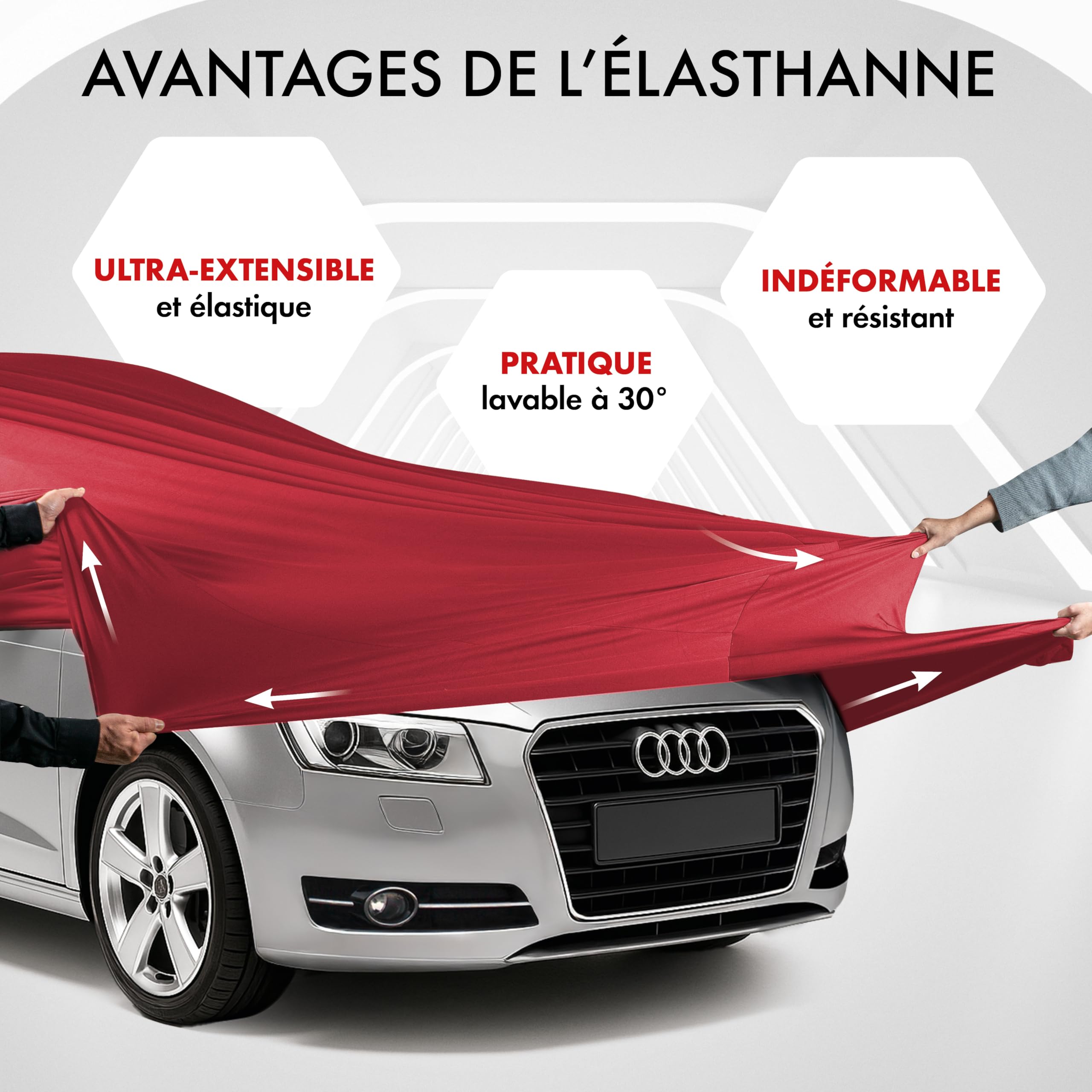 WALSER bâche d'intérieur pour voiture Indoor Stretch, Bâche complet pour l' intérieur, étanche à la poussière pour SUV/VAN Taille 9 noir WALSER bâche d'intérieur pour voiture Indoor Stretch, Bâche complet pour l' intérieur, étanche à la poussière pour SUV/VAN Taille 9 noir