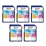 32GB 5-Pack SDHC Class 10 UHS-1 Flash Memory Card by Silicon Power