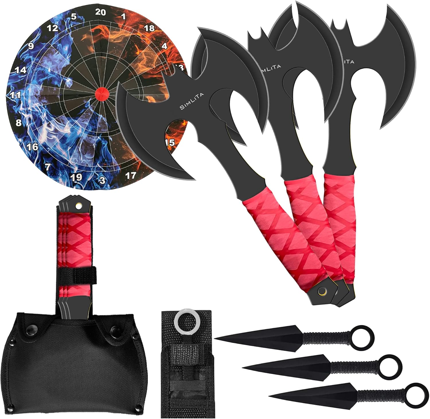 Throwing Axe Knives Set Double Sided Set, Tomahawks 10