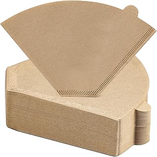 Unbleached Cone Coffee Filters, No Blowout