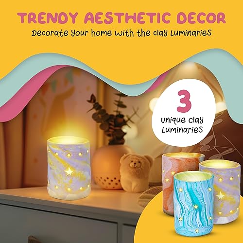 Miniatura 5 de JOiFULi Kit de manualidades de arcilla para bricolaje, para niños, niñas, adolescentes, para niños de 8, 9, 10, 11, 12 años