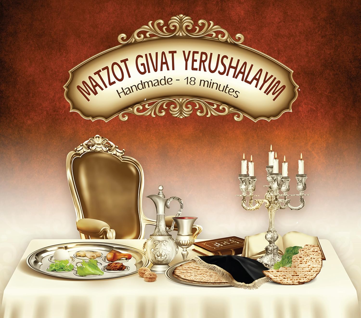 Keristir 1 Lb. Handmade Passover Shmurah Matzos