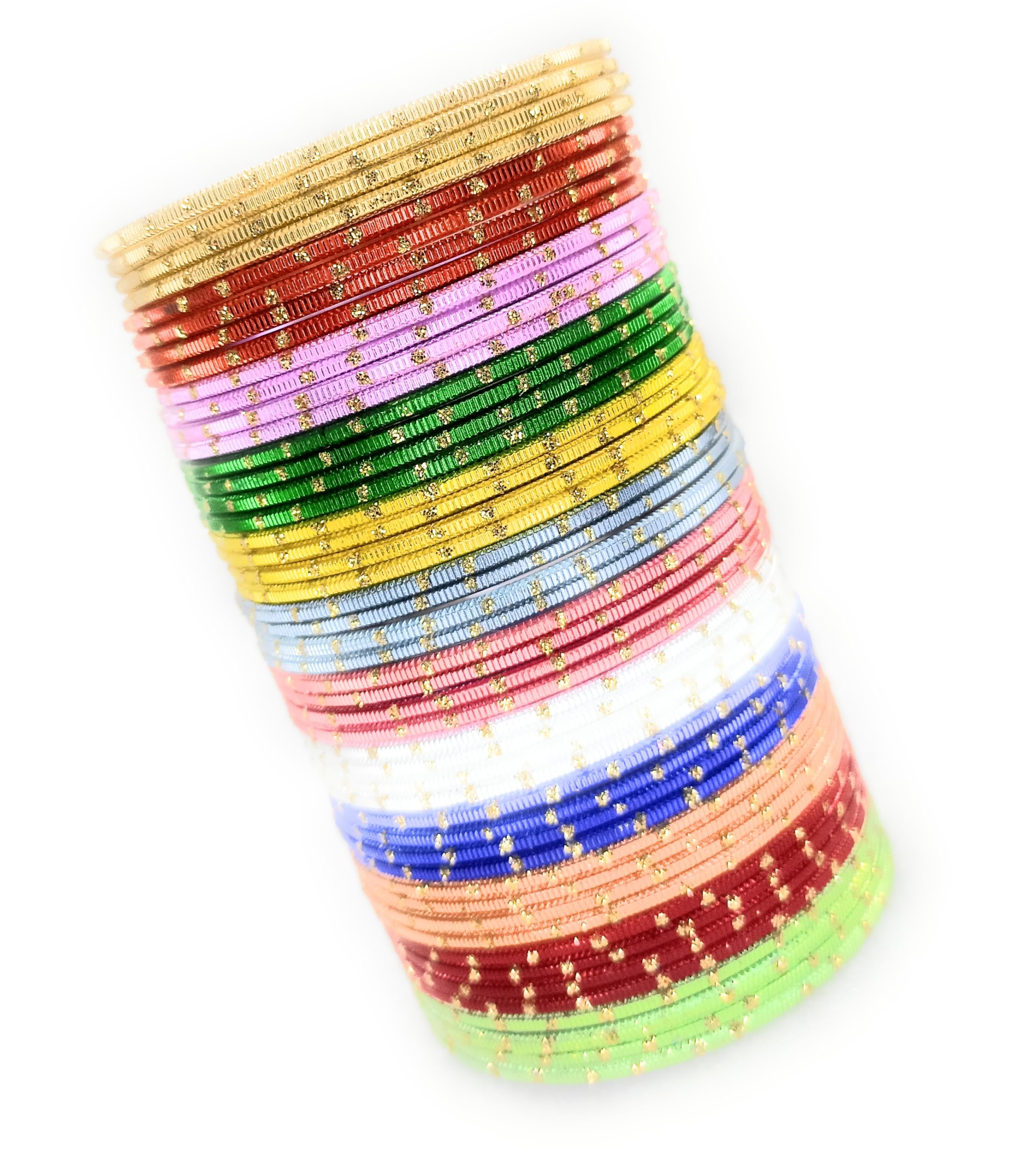 SBS Multicolor Metal (12 color/ 48 bangle) bangles set for girl child (2-4 Year Old (48 mm diameter)) 4