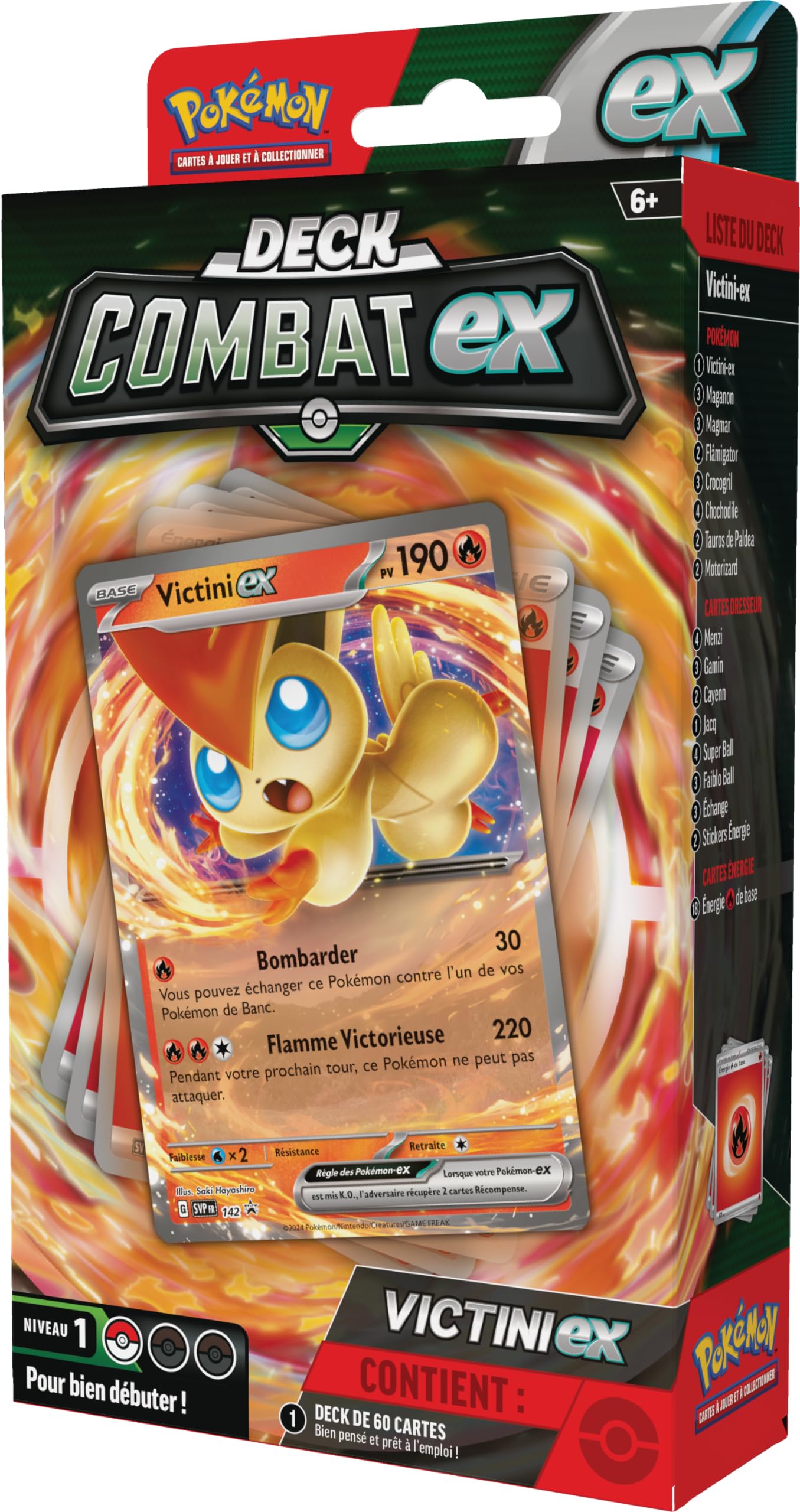 Pokémon TCG Deck Combat Victini-ex (Deck mit 60 Karten, gebrauchsfertig)