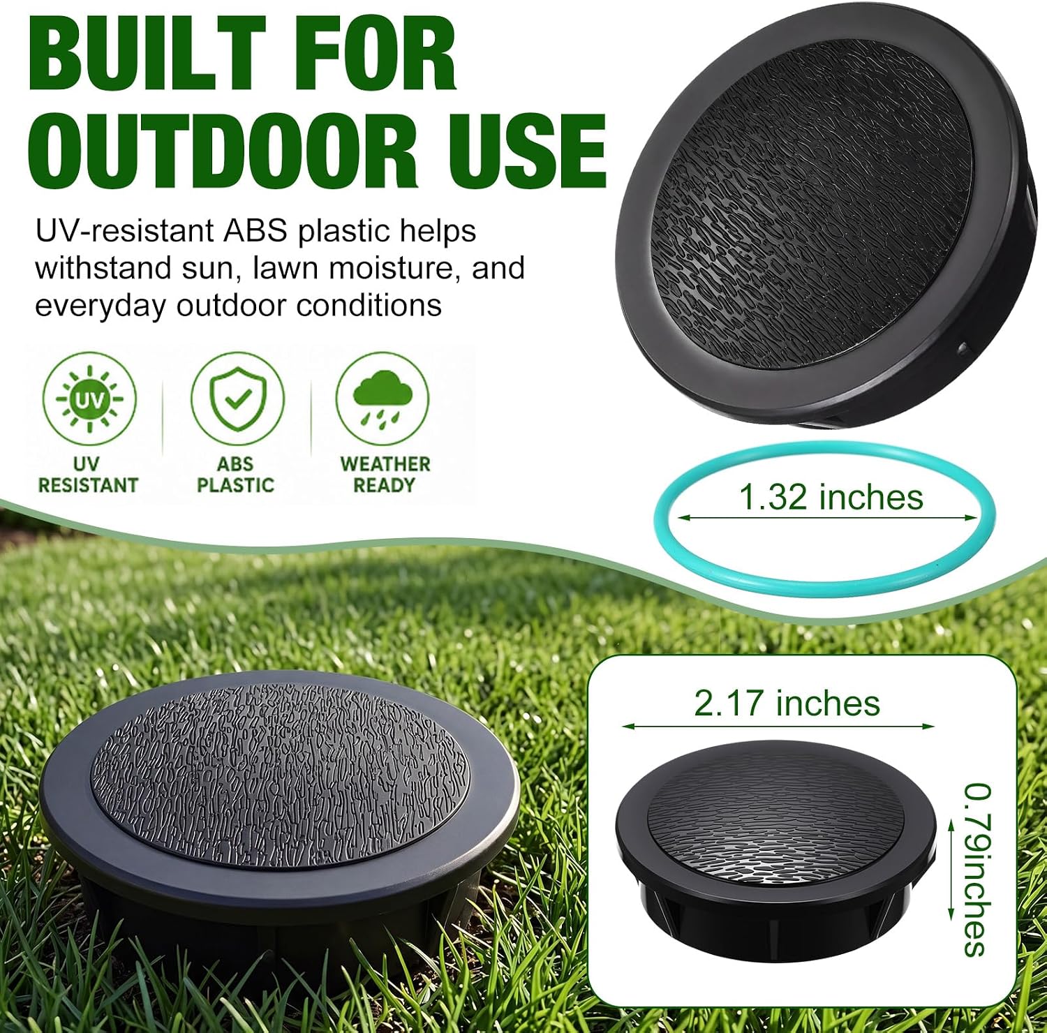 Rtteri 4 Pack Sprinkler Caps Compatible with Rain Bird 1800 Series image 4