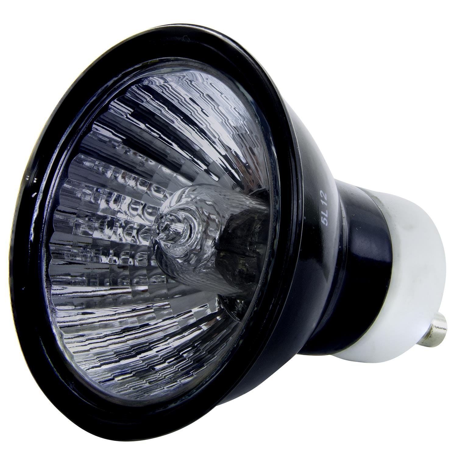 Sunlite 66055-SU 35MR16/GU10/FL/120V/BB 35-watt Halogen MR16 GU10 Based Mini Reflector Bulb, Black Back