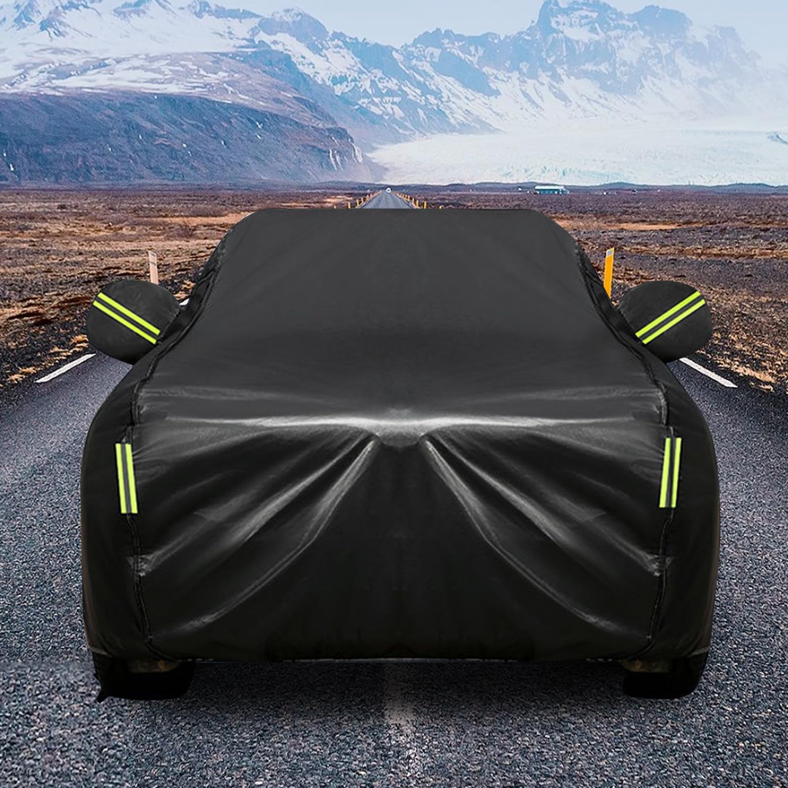 SUV Waterproof Car Covers for Automobiles All Weather Season UV Protection Snowproof Outdoor Full Cover Universal Fit SUV — view 6