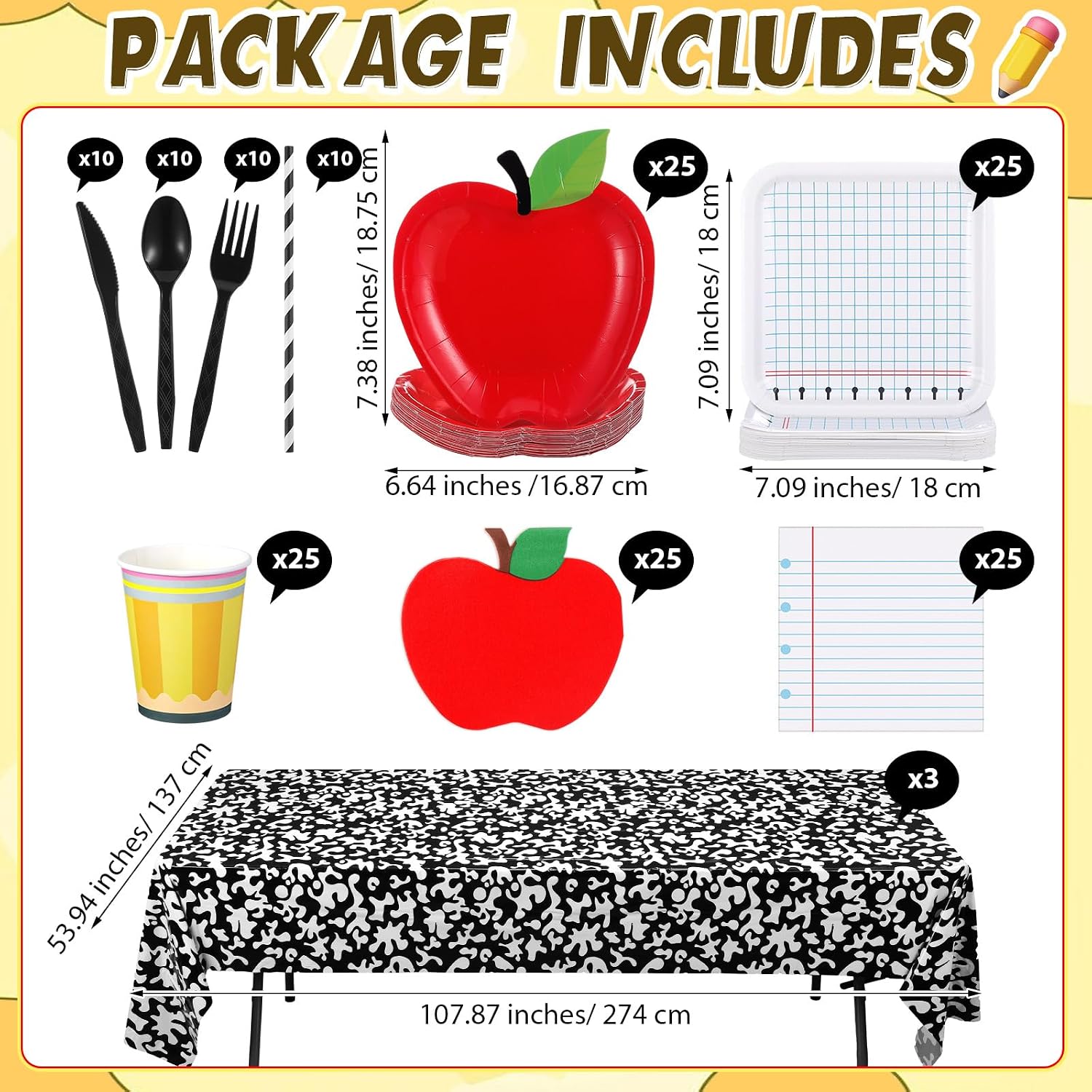 FoldTier 248 Pcs Back to School Party Decorations Kindergarten Pre-k image 2