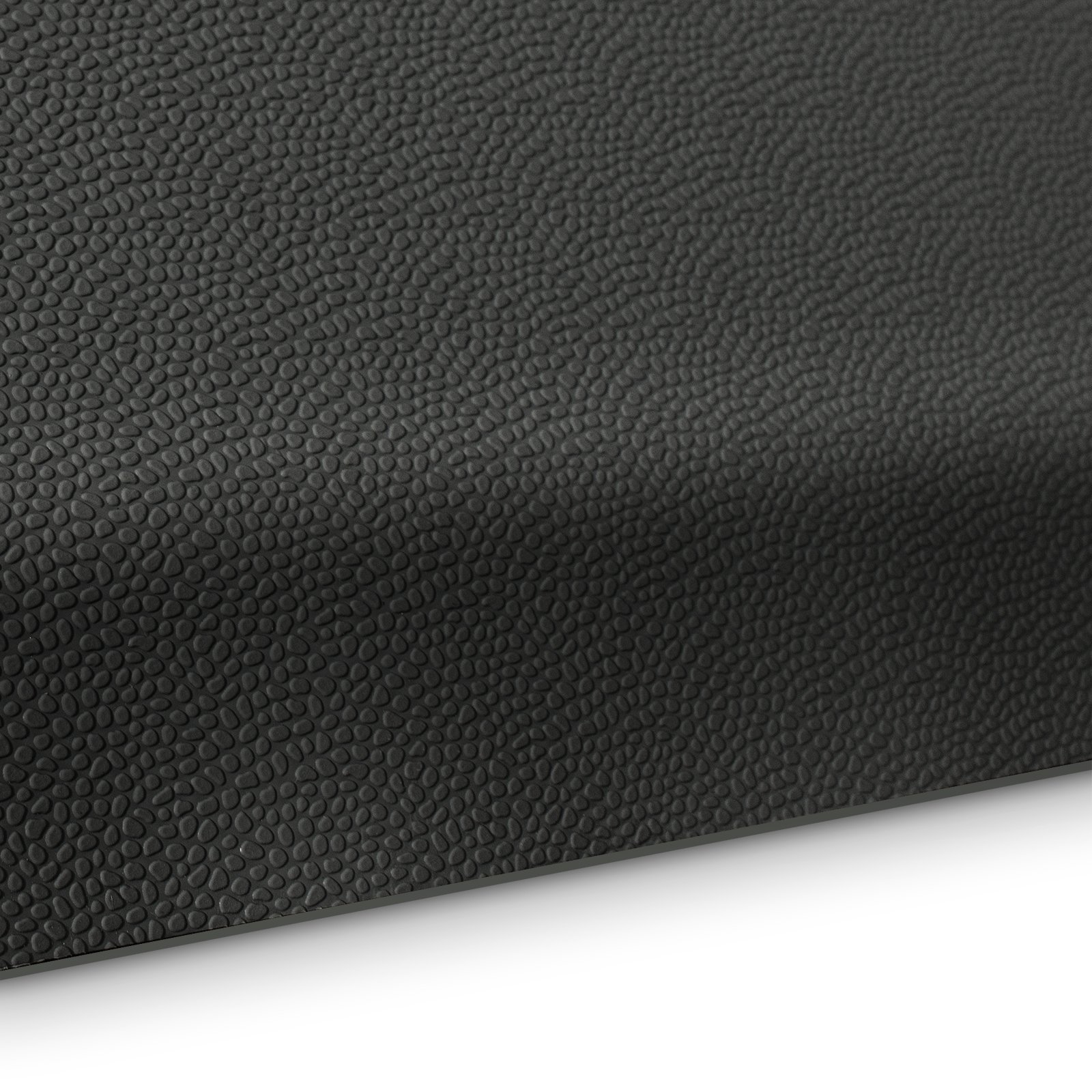 Tappeto Gomma Antiscivolo - Tappeto Antifatica Ergonomico, Antistatico per Postazione Lavoro Industriale, Officina | Superficie Granulata, in 3 Colori - 60x90 cm - nero