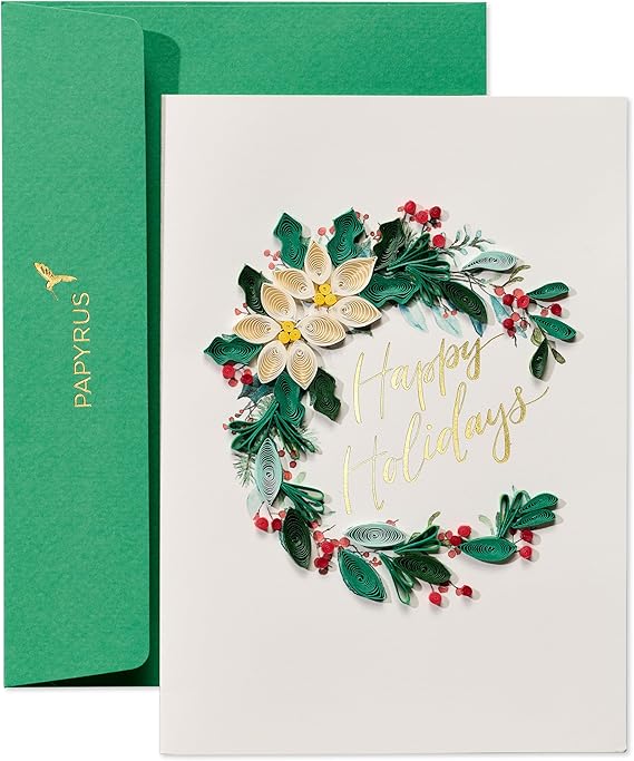 Papyrus Christmas Card (Warmest Wishes)