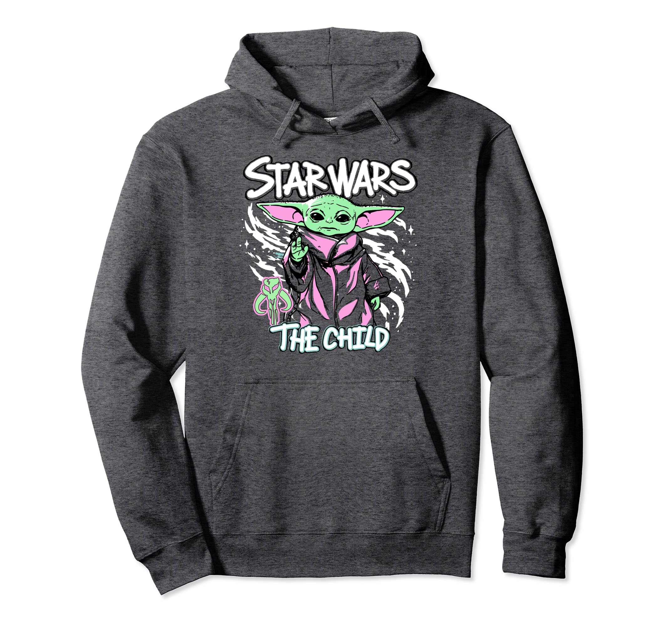 Sweat Grogu Star Wars rose pop V1 idéal pour vos soirées streaming